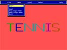 Tennis - скриншот: главное меню